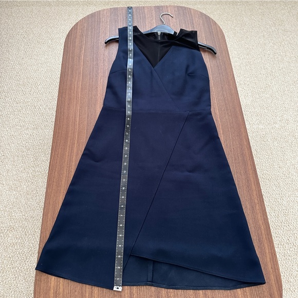 Topshop - blue dress with mesh detailing - Picture 10 of 10